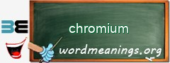 WordMeaning blackboard for chromium